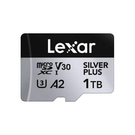 Tarjeta MicroSDXC Lexar Silver Plus 1 TB UHS-I V30 205MB/s