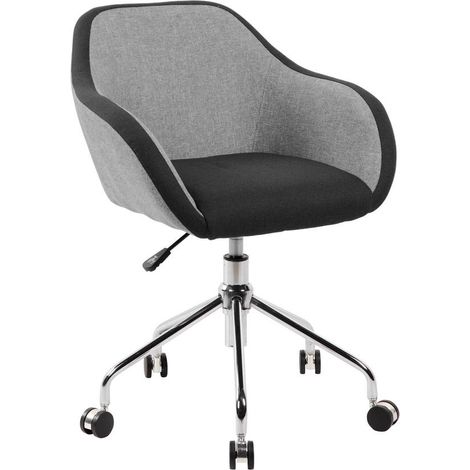 Silla con Ruedas - Sillón de Oficina Gris