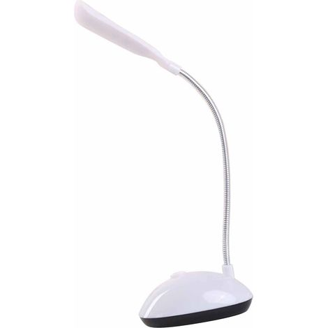 Lampe de bureau LED pliable et réglable, économie d'énergie, pour le soin des yeux, lampe de Table de lecture pour étude, chambre à coucher, bureau, blanc