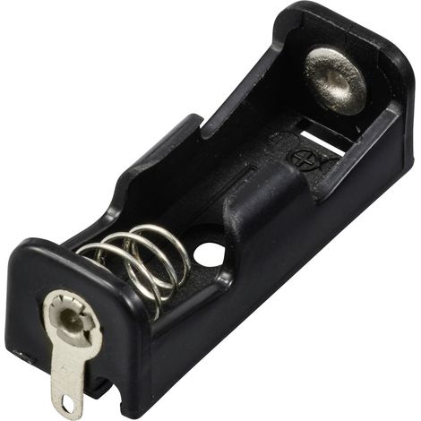 TRU COMPONENTS TC-13220696 Batteriehalter 1x Lady (N) Lötanschluss (L x B x H) 36 x 13 x 12 mm (1/2)