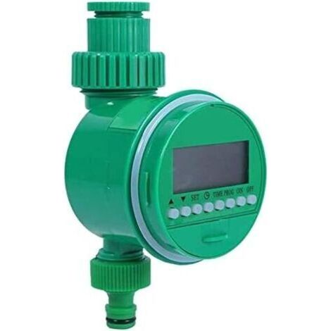 Programmeur de minuterie d'arrosage Automatique avec écran LCD imperméable à écran LCD Contrôleur d'irrigation de Jardin électronique (1/5)