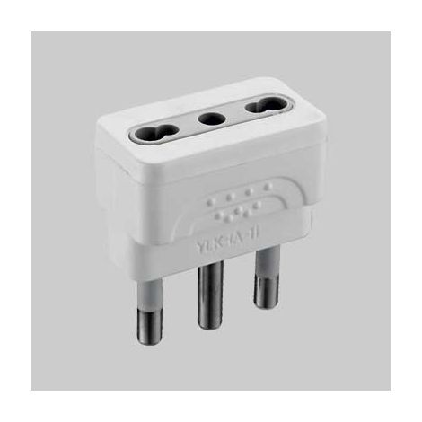 ADATTATORE SEMPLICE 16A 2P+T - presa 10/16A 2P+T