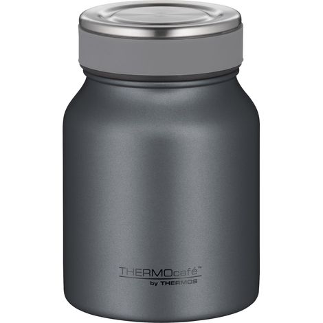 Récipient isotherme à double paroi en acier inoxydable - Gris graphite mat - 0,50 l - Passe au lave-vaisselle - Pour le bureau et les déplacements (1/5)