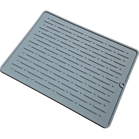 Tapis De Sechage Pour Vaisselle - En Silicone Resistant A La Chaleur - Pour Evier Et Plan De Travail - 1 Unite (1/5)
