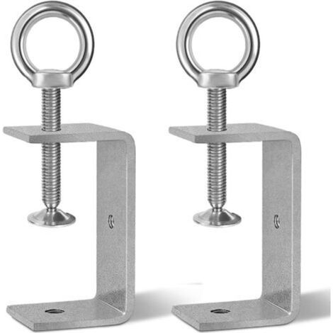 2-Piece 75mm Stainless Steel C-Clamps, Adjustable C-Pliers for Welding, Carpentry, and Home Assembly, Clamping Range 35-68mm