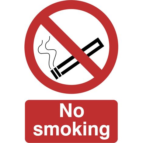 Draper 'No Smoking' Prohibition Sign (72165) (1/5)
