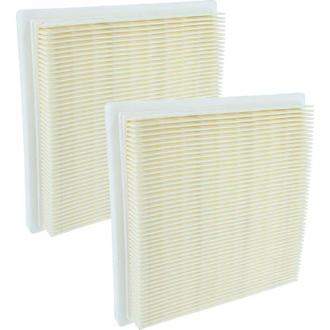 vhbw 2x Filtro plisado plano compatible con Bosch AdvancedVac 18V-8 aspiradora - Elemento filtrante (1/4)