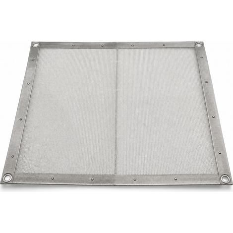 Brasero pliable inox pour camping avec grille barbecue grand modèle (1/5)