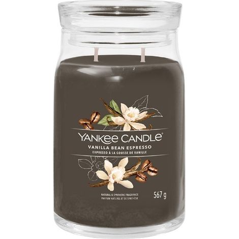 YANKEE CANDLE CANDELA GRANDE SIGNATURE VANILLA BEAN ESPRESSO (1/3)