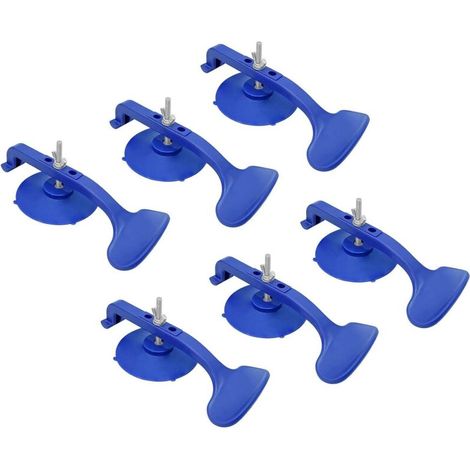 Kit de 6 Ventouses Fortes pour Réparation de Pare-Brise - Outil de Serrage pour Collage du Verre - Pour Fixer et Maintenir pendant le Sceillage (1/4)