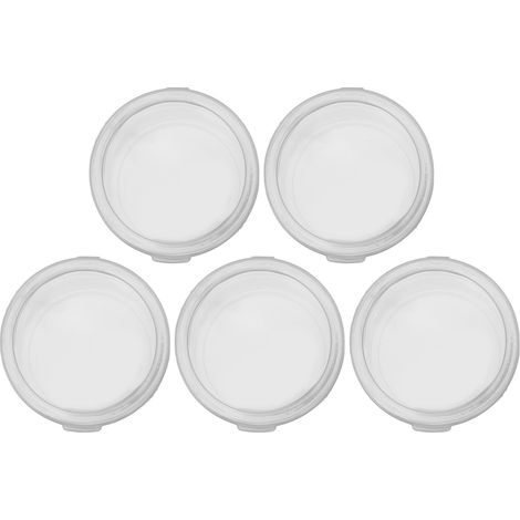 5PCS Boîtes de Rangement Transparentes en Plastique, Organiseur pour Fournitures de Bricolage et Loisirs Créatifs (1/5)