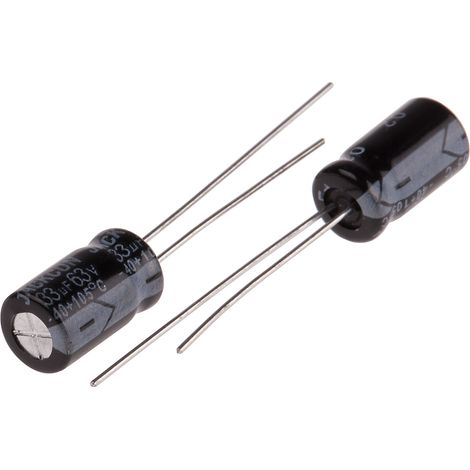 Condensateur RS PRO 33µF, 63V c.c.