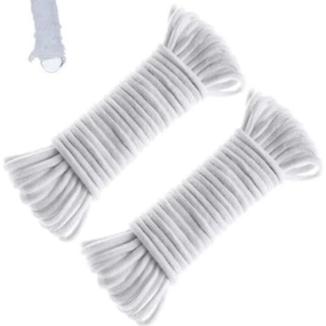 Câble mèche capillaire auto-arrosage 4mm pour plantes, kit de jardinage hydroponique DIY, irrigation par capillarité pour vacances, lot de mèches d'absorption d'eau (1/5)