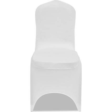 Maison Exclusive - Coprisedia in Tessuto Elasticizzato Bianco Set 50 pz (1/5)