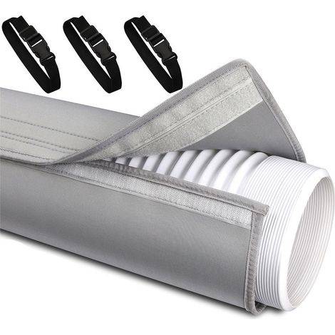 Manchon Isolant Pour Tuyau Climatiseur Mobile - 152 cm x 127 cm - Matière EVA À 3 Couches - Adapté Tuyaux 127 mm Et 150 mm - 1 Pièce (1/5)