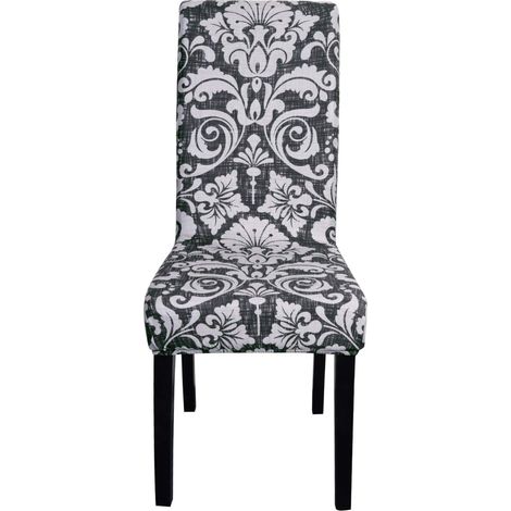 Stretchable spandex chair covers for dining room, removable, washable, for hotel, banquet, dinner, meeting, celebration (Europe 17, 6 pieces) (1/5)