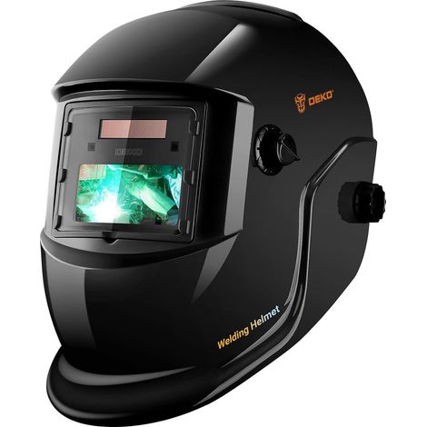 Auto Darkening Welding Helmet: True Color Solar Powered Self-Darkening Welding Helmet (1/5)