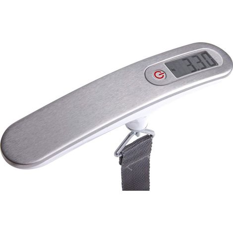 Pèse-grue numérique/Pèse-bagages/Pèse-poisson/Pèse-bagages/Pèse-personne de voyage avec fonction de pesée, sangle, écran LCD, maximum 50kg, précision 10g, batterie incluse (1/5)