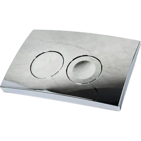 AMXCNOY Geberit Delta 21 – Abdeckplatte, Montageplatte für Unterputzspülkasten, 2 Spülanschlüsse, schwarz (1/4)