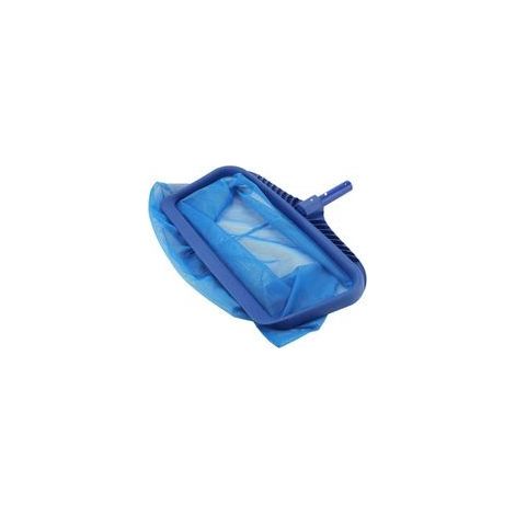 Schiumarino per foglie da piscina, rete leggera a maglia fine, retino raccogli foglie con sacco profondo, efficace per piscine e vasche, attrezzo di pulizia (1/5)