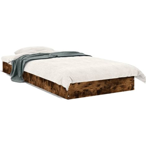 Maison Exclusive - Giroletto senza Materasso Rovere Fumo 75x190 cm in Truciolato