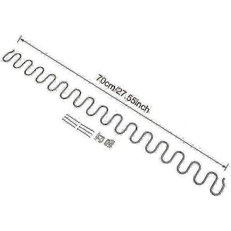 Ressorts de meubles avec clips 45 cm, 50 cm, 60 cm, 65 cm, 70 cm. Pièces de rechange pour ressorts de canapé et de fauteuil 70 cm. (1/5)