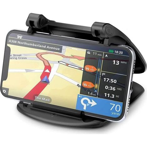 Support universel pour tableau de bord, support de téléphone, smartphone, navigation du cockpit (1/5)
