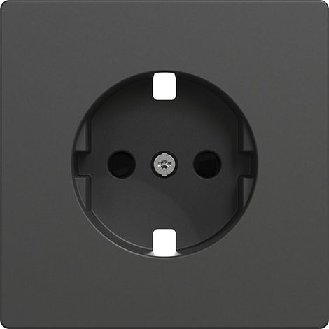Tapa enchufe D-Life de Schneider  Antracita