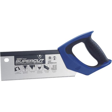 Draper Expert Supercut&174 300mm/12" Soft Grip Hardpoint Tenon Saw - 11tpi/12ppi (49280)