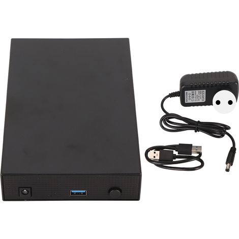 Externe 3,5-Zoll-Festplatte, USB 3.0 SSD, tragbar, Metallgehäuse, 6 TB, für PC, Fernseher, Desktop-PC, Laptop, 100–240 V, EU-Stecker (1/5)