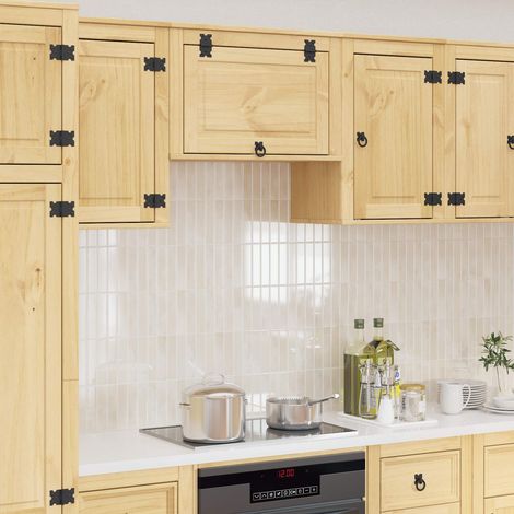 Cabinet SKI Honey Brown 60 x 32 x 40 cm Solid Pine Wood vidaXL (1/5)