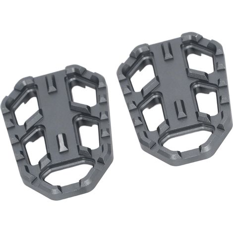 1 Paar CNC-gefräste, rutschfeste Motorrad-Fußrasten aus Aluminiumlegierung, Fußrasten für Versys X300 650 1000, grau. (1/5)