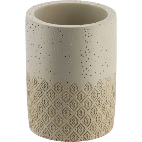 Becher polyresin grave - natur - Tendance