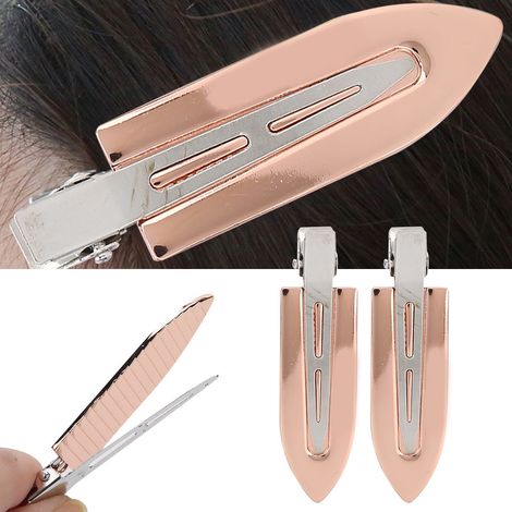 2-teiliges pinkfarbenes Haarclip-Set aus Metall, langlebiges Haaraccessoire (1/5)