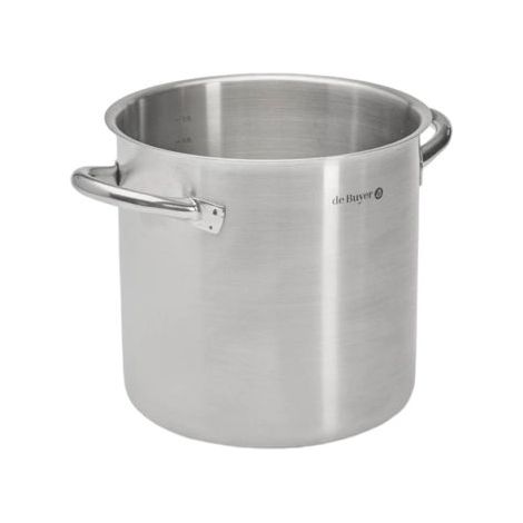 De Buyer 1782540 PRIM'APPETY Garnek indukcyjny 20 cm 3,5 l ze stali nierdzewnej z nitowanymi uchwytami i wielowarstwowym dnem kolor Nieokreślony
