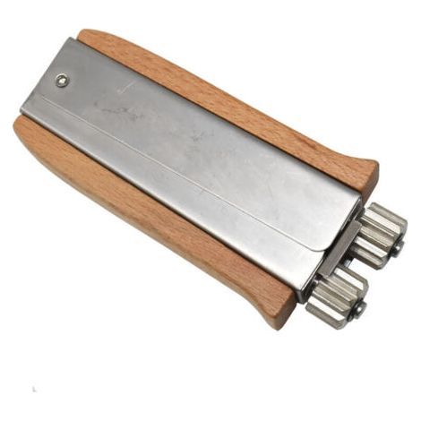 Beekeeping Hive Frame Stainless Steel Wire Cable Tensioner Crimping Tool with Metal Wheel and Wooden Handle - Beekeeping Equipment Beehive Hand Tools Tools (1/5)