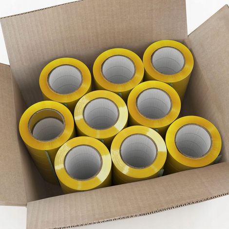 Ruban adhésif résistant, 54 pièces, pour emballage de cartons, 125 mètres, Furnitex (1/5)