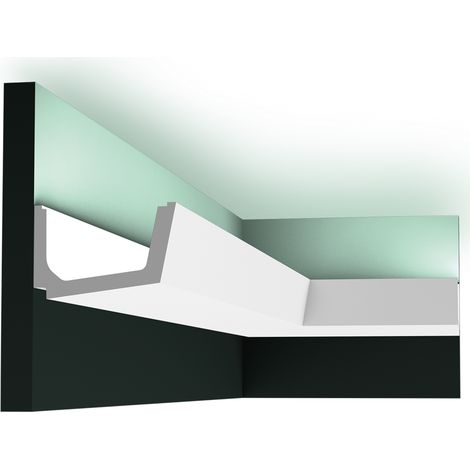 Profil éclairage indirect - Orac Decor - L200xp11xH7.1cm - C357 - L200 x H7,1 x L11 cm - ORAC DECOR (1/10)