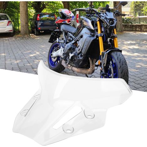 Petit spoiler de phare blanc pour Yamaha MT-09 2021+ (1/5)