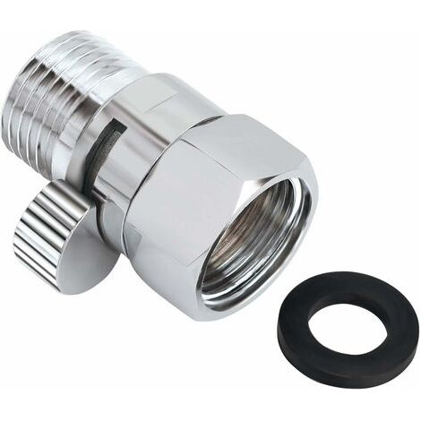 Aiperq Shower Head Flow Control Shut-Off Valve Brass Faucet Universal Replacement Part (1/4)