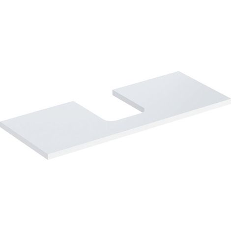 Geberit ONE Plaque de lavabo, découpe au centre, pour lavabo à (1/2)