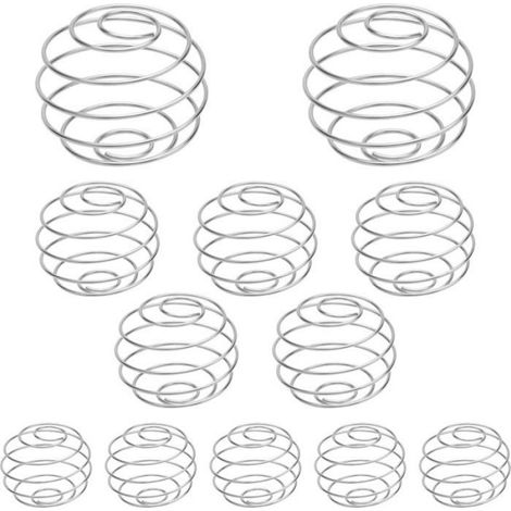 Boule Shaker - Acier Inoxydable 304 - Pour Mélangeur Biberon et Boissons Protéinées - 12 Pièces (4 × Petit / 4 × Moyen / 4 × Grand)