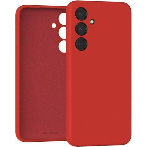 Coque en silicone rouge Mercury pour Samsung Galaxy A15