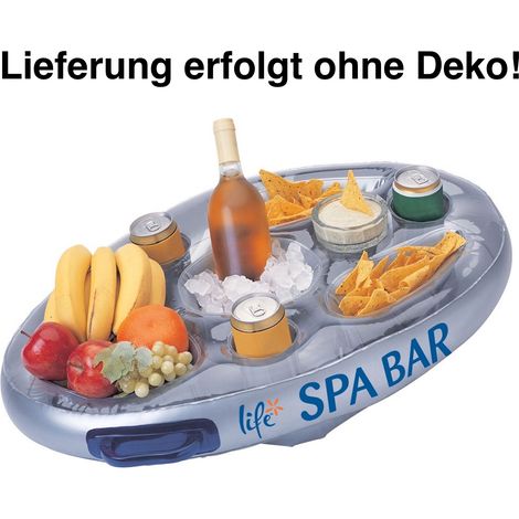 Life Spa Bar aufblasbare Minibar Whirlpool Tisch für Getränke und Snacks (1/3)