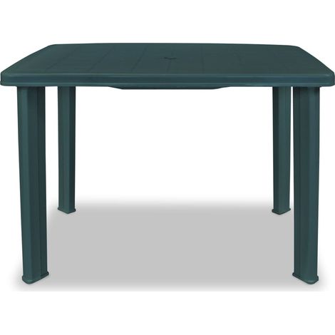 Maison Exclusive - Tavolo da Giardino Verde 101x68x72 cm in Plastica