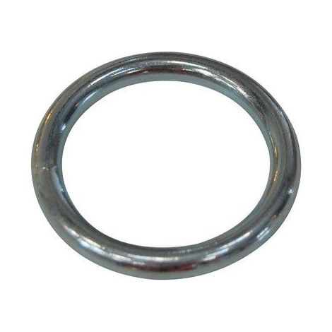 ANELLO TONDO ZINCATO - MM  6 D.MM 35- 50 pezzi