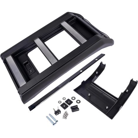 Échelle d'accès, alliage d'aluminium, dimensions repliées : 60 x 30 cm, hauteur déployée : 200 cm, compatibilité : Land Rover Defender 90/110 (2020-2025), capacité de poids : 150 kg (1/5)