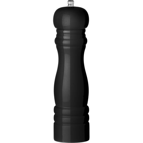 Schwarze Pfeffermühle aus Holz, Durchmesser 55 x 215 mm – Hendi 469569