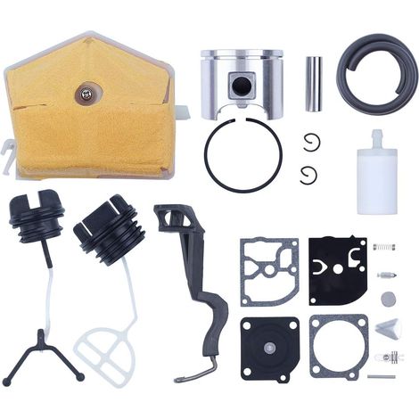 46mm Piston/Filtre à air/Starter/Kit de Service de Capuchon d'huile pour Husqvarna 55 EPA, 55 EU1, 55 Rancher EPA Pièces de Moteur de tronçonneuse à chaîne (1/5)