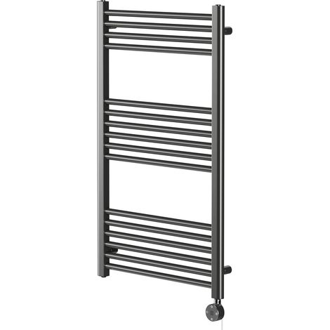 Wholesale Domestic Pizarro Colore Gunmetal Grey 1000mm x 600mm Straight Digital Thermostatic Electric Heated Towel Rail (1/5)